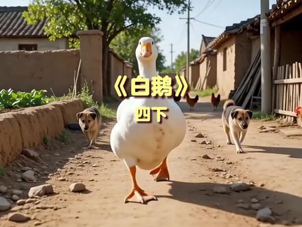 《白鹅》四年级语文下册课文朗读 #小学语文#四年级课文#亲子学习#语文公开课#精品课