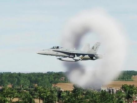 电影中超低空音爆杀伤这种战术真的存在吗? #军事爱好者 #战斗机 #模拟飞行 #超低空飞行 #科普