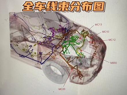 今天看的是标志车型的,线束走向图#修车人 #汽修厂 #汽车维修 #汽车发动机 #变速箱维修