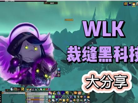 WLK冲榜黑科技-裁缝洗布#魔兽世界怀旧服 #暗牧 #巫妖王之怒