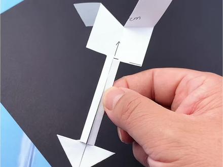 一款同学们都喜欢玩的折纸直升机,一学就会 #创作灵感作品 #手工 #折纸