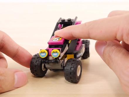 乐高60288越野赛车运输车搭建#乐高