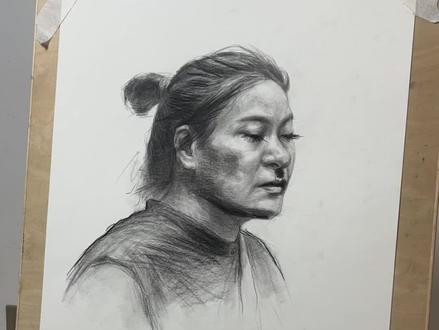 我是不是被豆包给坑了?#美术生#素描头像#素描教学#AI教我画素描