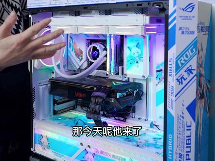 3080ti火神加装到吹雪全家桶是什么样的#组装电脑 #游戏电脑组装 #毛子电脑