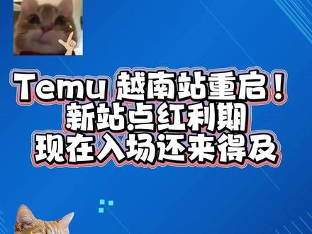 temu越南站重启!新站点红利期,现在入场还来得及!#temu商家现状 #temu运营 #temu #跨境电商 #temu跨境