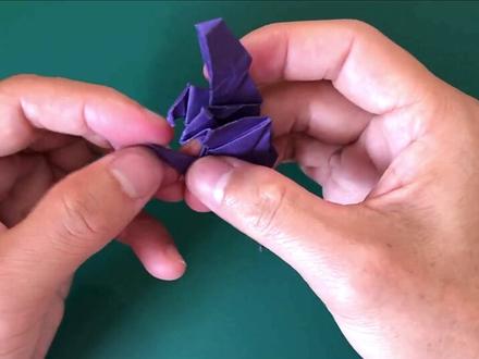 教你折纸变形恐龙,能变成翼龙的折纸霸王龙,真有意思