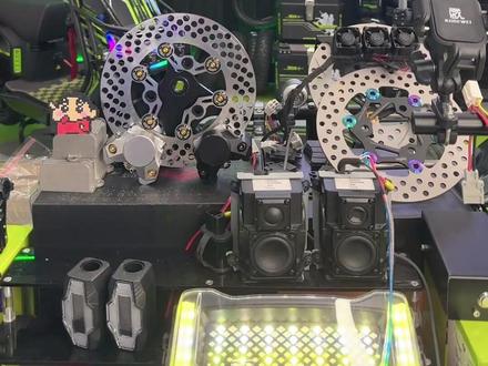 黑骑士E10风扇4000转双扇!50℃智能启停超静音