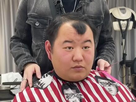 拥有红孩儿同款发型是什么体验#男士发型 #男士烫发 #男生烫发 #2022流行发型