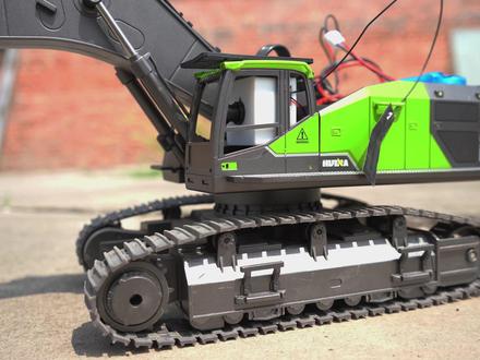 汇纳挖机改远程#远程控制 #模型挖机