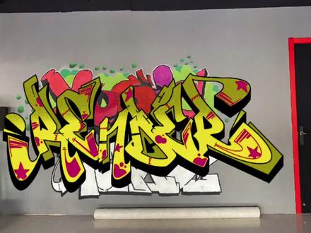 #涂鸦 #piece 用hand style 起稿 一个简单的piece