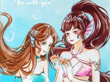 小舞宁荣荣你喜欢谁画的#一起学画画 #每日一画 #画画 #手绘