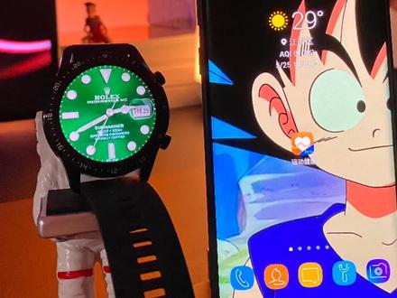 GT2手表劳力士表盘更换教程来啦#华为 #网友斥巨资打造太空表 #劳力士