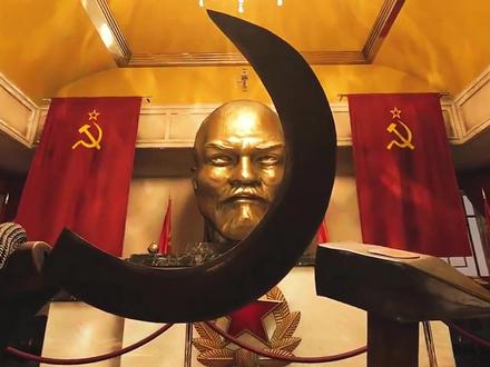 “锤子代表工,镰刀代表农,工与农的结合,红色烈火燃遍星河”#原子之心 #达瓦里氏