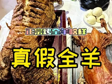 真假烤全羊…没想到差这么多 #烤全羊 #骑马