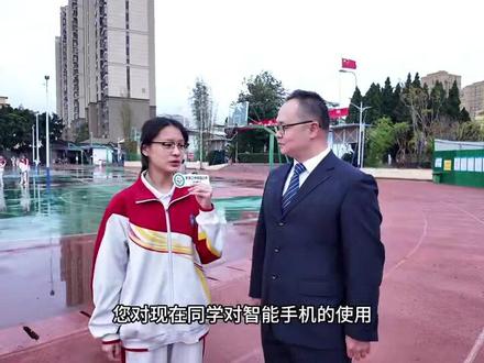 校领导对学校工作进行采访报道#宜良二中