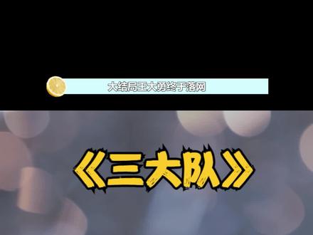 大结局王大勇终于落网,三大队全员转正,重新恢复警察身份! #王大勇 #三大队 #程兵秦昊 #恢复