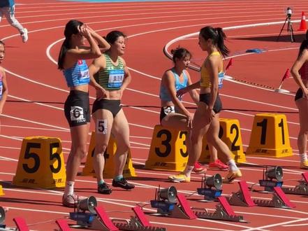 全运会女子100米预赛,葛曼棋,袁琦琦同组,看谁才是“最粗大腿” #社会新闻 #全运会 #最牛大腿 #运动员