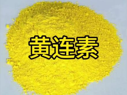 哑巴吃黄连,有苦说不出,黄柏又黄连,又名小檗碱。#黄连 #黄柏 #黄连素 #化学 #草药科普