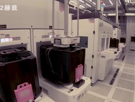 晶圆厂为何要用天车搬运晶圆? #科普 #芯片制造 #芯片