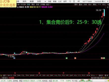 通达信公式19 集合竞价选股 #证券 #通达信公式编写 #集合竞价买卖技巧
