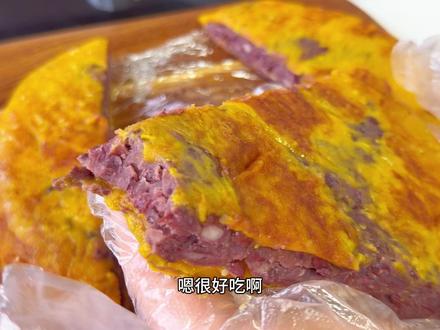 又复刻了吉林的红豆饼,外皮软糯香甜依旧扎实的大红豆饼,红豆脑袋糯叽叽脑袋快来看呀,又吃红豆饼啦 #吉林红豆饼 #红豆饼做法 #糯叽叽脑袋