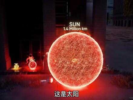 最直观的恒星大小对比,一定要认真看到最后,看完颠覆你的认知!#探索宇宙 #科普 #知识科普 #宇宙星系科普 #恒星