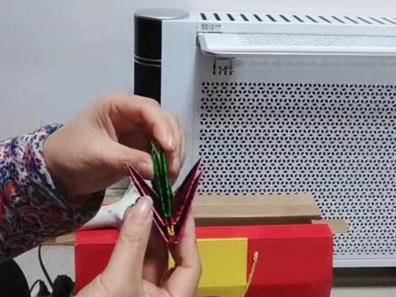 凤凰折纸教程第六部凤尾三角插折纸教程