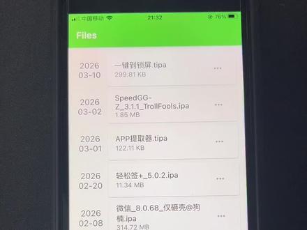 苹果一键锁屏,保护我们的开关机键!#一键锁屏 #巨魔