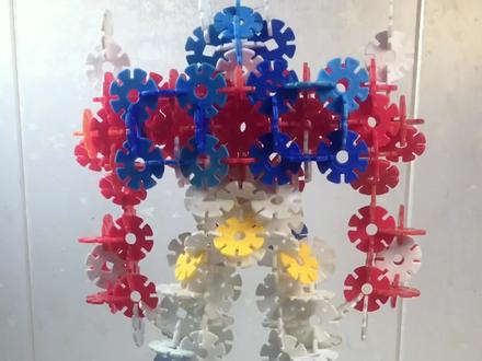 第54集 变形金刚擎天柱雪花片拼装教程(上)#雪花片 #益智玩具 #雪花片拼图教程 #雪花片玩法 #雪花片积木