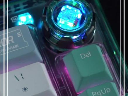 狼蛛F68客制化键盘使用教程来了,还有不知道怎么使用的小伙伴关注收藏起来吧# 键盘#电脑 #机械键盘 #客制化键盘 #游戏外设 #电竞