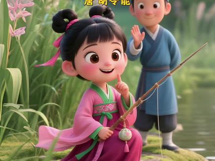 小学必背古诗词解析版|古诗解析《小儿垂钓》 《小儿垂钓》是唐代诗人胡令能创作的一首诗。
写作背景
这首诗据说是胡令能到农村去寻找一个朋友,向钓鱼儿童问路后所作,其具体创作时间未得确证。
重点词汇翻译及整句翻译
• 蓬头稚子学垂纶:“蓬头”指头发乱蓬蓬的;“稚子”是年龄小的孩子;“垂纶”即钓鱼,“纶”是钓鱼用的丝线。整句意思是一个头发蓬乱的小孩子正在学钓鱼。
• 侧坐莓苔草映身:“侧坐”是侧身坐着;“莓苔”泛指贴着地面生长在阴湿地方的低等植物;“映”是遮映。整句是说小孩侧身坐在青苔上,草丛掩映着他的身影。
• 路人借问遥招手:“借问”是向人打听问路;“遥招手”是远远地招手。此句意为遇到有人问路,小孩老远就招着小手。
• 怕得鱼惊不应人:“鱼惊”指鱼儿受到惊吓;“应”是回应、答应、理睬。即因为小孩不敢大声应答,唯恐鱼儿被吓跑。
表达的感情
这首诗通过对小孩子钓鱼时的外貌、姿态和动作的描写,极其传神地再现了儿童那种认真、天真的童心和童趣,表达了诗人对儿童的喜爱之情,以及对乡村生活的热爱和对纯真自然的生活状态的向往。
#抖音花式讲书大赛 #抖音读书日 #启蒙早教 #小儿垂钓 #唐诗三百首