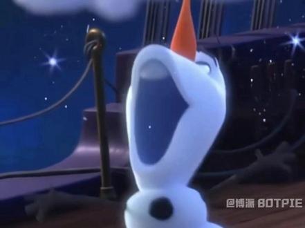 迪士尼雪宝机器人大揭秘!压轴登场英伟达GTC大会 #迪士尼 #雪宝 #英伟达 #黄仁勋 #GTC