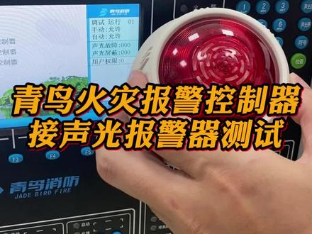 青鸟火灾报警控制器接声光报警器测试!全网找不到讲得这么落地的#消防工程师 #消防知识 #阿杜有好课