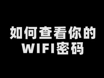 忘了wifi密码不要怕#程序员 #电脑 #电脑小技巧