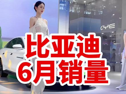 比亚迪大概率又是六月份单一品牌销冠!#每天一个用车知识 #抖音带你看车展