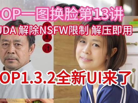 一张图换脸ROOP1.3.2全新UI新界面整合版解除NSFW限制解压即用
