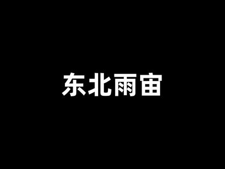 东北雨宙是什么梗?#东北雨哥 #东北雨姐 #断网补全计划 #梗