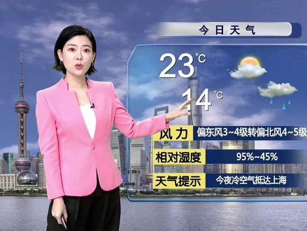 白天还能享受好天气,冷空气夜里抵达 #天气预报 #寒潮#主播说天气#出行