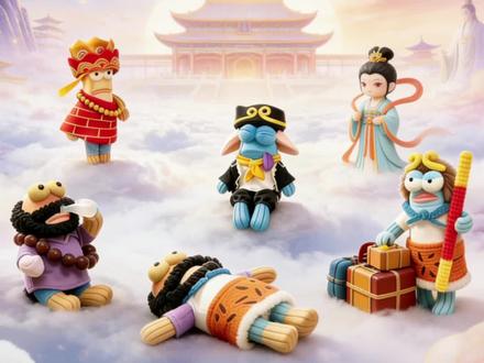 【联名西游记】比奇堡居民丑鱼挂件玩偶娃衣盲盒联名款生日礼物送人 #联名西游记丑鱼挂件 #比奇堡居民丑鱼挂件 #玩偶娃衣盲盒 #卡通西游记挂件 #送闺蜜朋友礼物