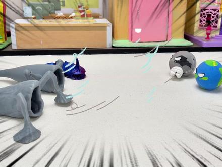 终于把宇宙红鱼拼出来了!还有比宇宙红鱼更厉害的角色吗? #宇宙红鱼 #星球动画 #海怪 #食海者 #宇宙的有趣我才不在意