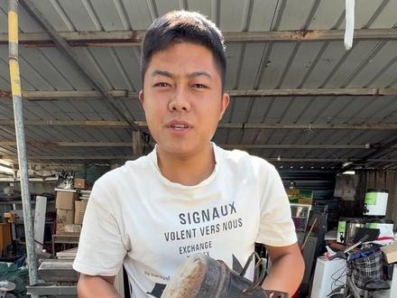 冰箱压缩机整个卖是40,拆了看看能出多些铜#收废品