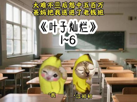 大难不亖后怒中五百万,爸妈把我送进了老钱班, 《叶子灿烂》1-6 #猫meme #小太阳女主 #老钱班 #女生爱看 #叶子灿烂
