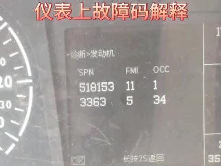 仪表上出现故障码不知道怎么修,今天我来告诉你#汽车维修 #高压共轨