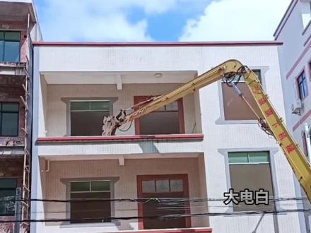 电白霞洞拆房子现场直击!