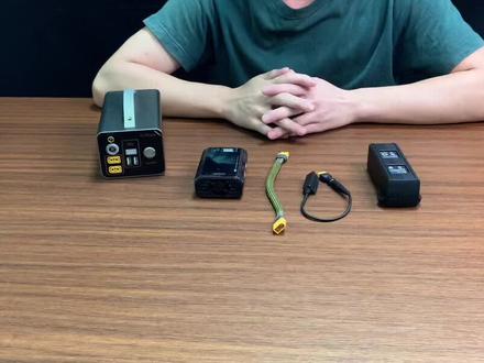 在户外使用外场电包给大疆系列电池的充电方式#大疆 #航拍 #户外充电