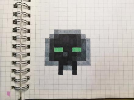 终于更新了,让大家久等了,无尽头盔#mc不灭 #制作不易 #MC
像素画