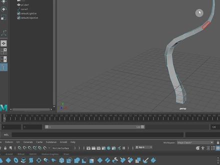 Maya教程:如何「挤出面」&「沿曲线挤出」? #3d建模 #maya #3d #软件