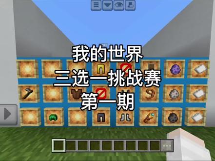 我的世界三选一挑战#我是世界