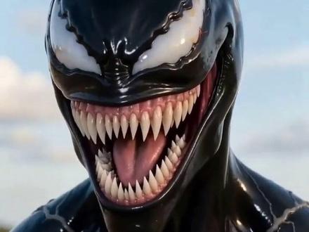 丝滑毒液变身系列 AI制作影视变身特效,还要看什么?#AI创作浪潮计划#AI变身#毒液变身