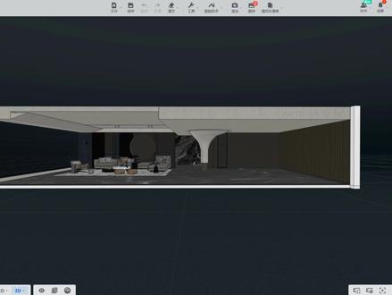 在酷家乐中如何建模异形灯带柱子呢?自由造型用起来!#工装设计 #灯光设计